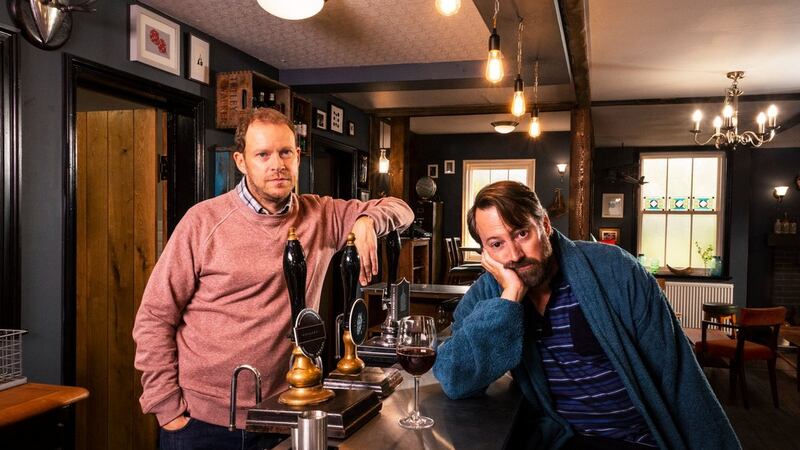 Robert Webb and David Mitchell in Back