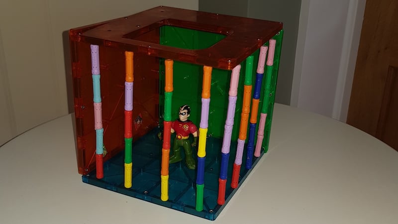 Valerie Cooke: ’My son was always a fan of jail cells - but during lockdown I couldn’t help but notice it has changed from putting the bad guys in them to the good guys, including Batman’s Robin and poor baby-doll. :)