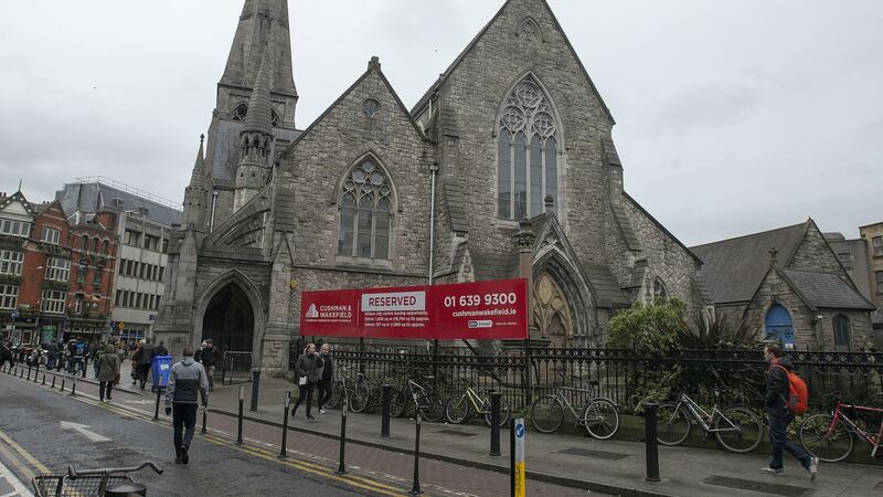 New food hall will be located in St Andrew’s Church on Suffolk St, Dublin. Photograph: Dave Meehan/The Irish Times