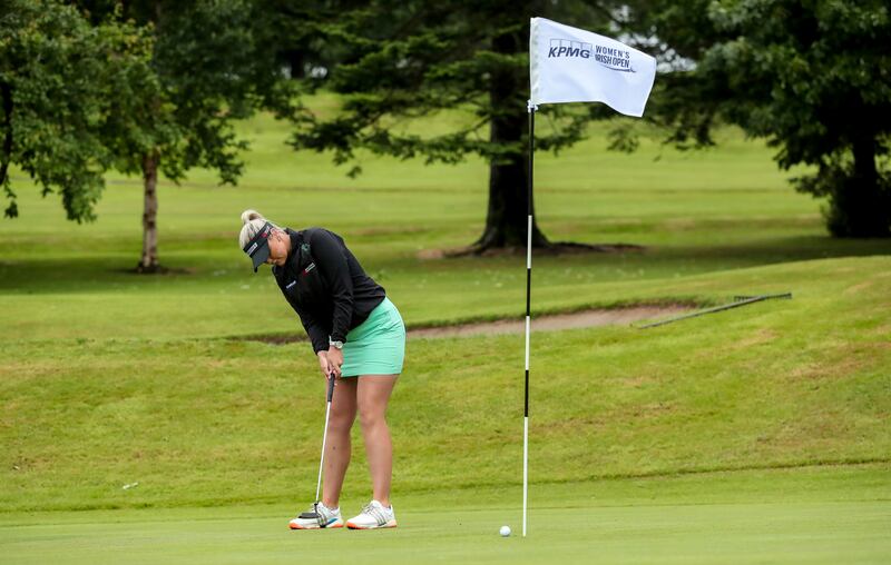 Olivia Mehaffey: 'I was missing the cut by miles and by that stage, just getting through 36 holes was a big achievement. And I just found myself walking up this fairway crying my eyes out'. Photograph: Kelvin Boyes/Inpho