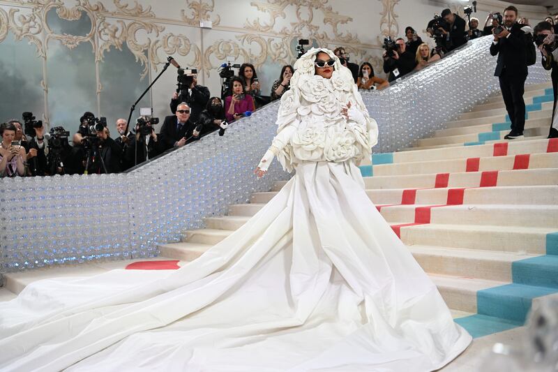 Rihanna. Photograph: Nina Westervelt/The New York Times
