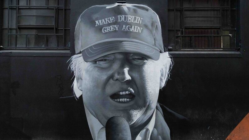 Trumpstreet art by Subset, shown in Wonder Walls