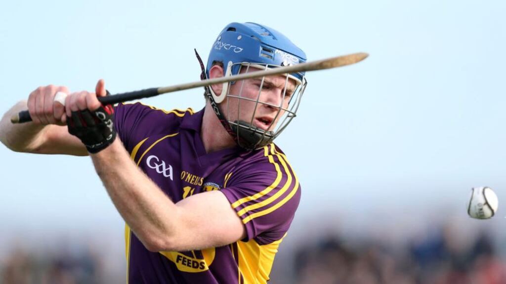 Wexford’s Jack Guiney: “If we weren’t focused going into the game, we didn’t deserve to win. Simple as that.” Photograph: John McIlwaine/Inpho/Presseye