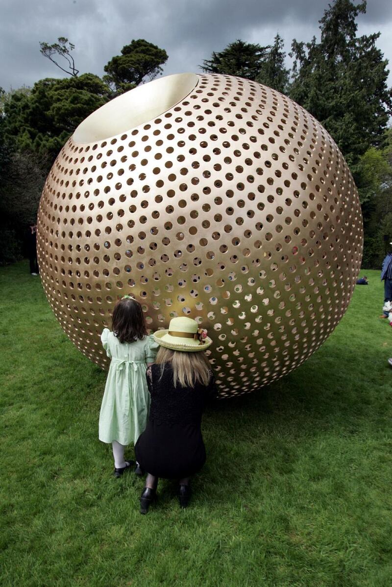 Farmleigh Convergence, a  sculpture by Brian King, at Farmleigh in Dublin