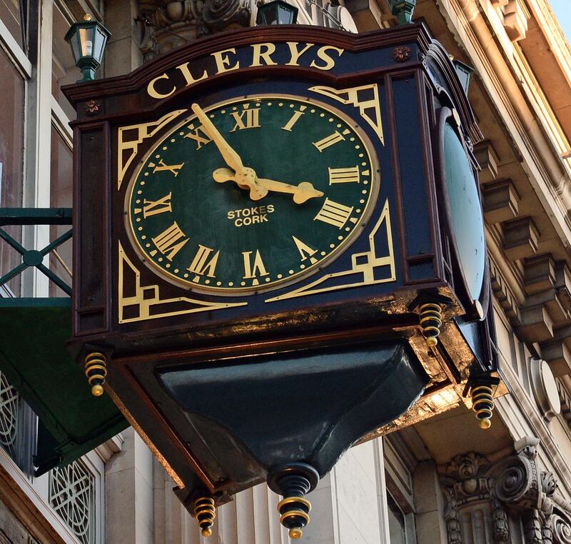 Clerys Clock, O'Connell Street, Dublin. Photograph: Eric Luke