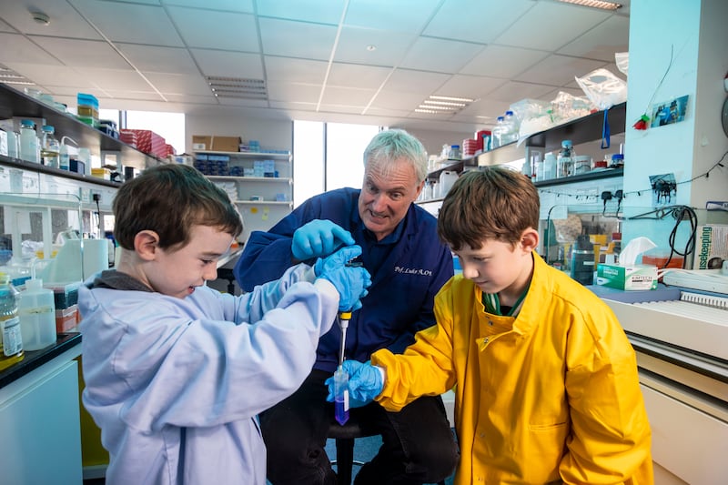 A hero to many for his efforts in explaining the science behind the virus, Luke O'Neill is also a demon to some, mostly for his promotion of vaccines. Photograph: Tom Honan