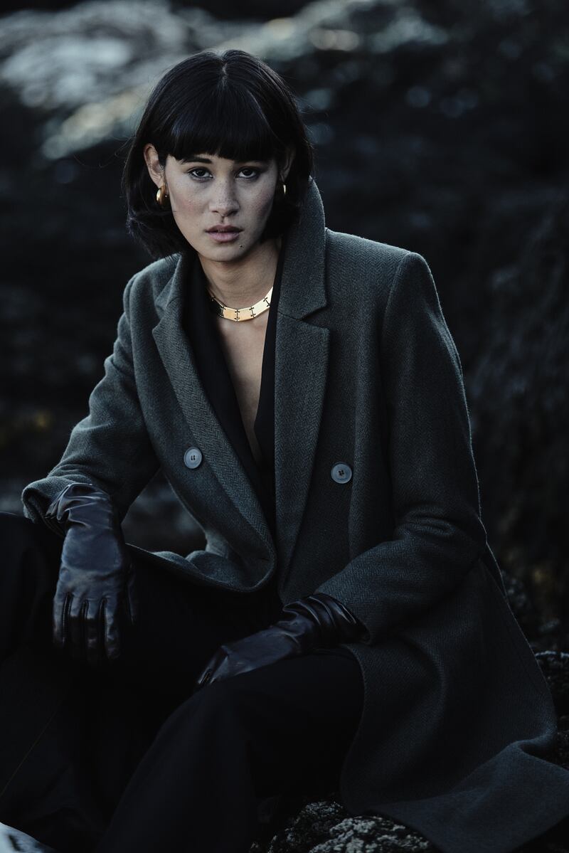 Landskein coat. Photograph: Boo George
