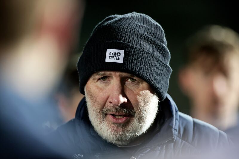 Glenn Ryan: will be looking for a Kildare response to an opening loss when his side visit Fermanagh. Photograph; Laszlo Geczo/Inpho 