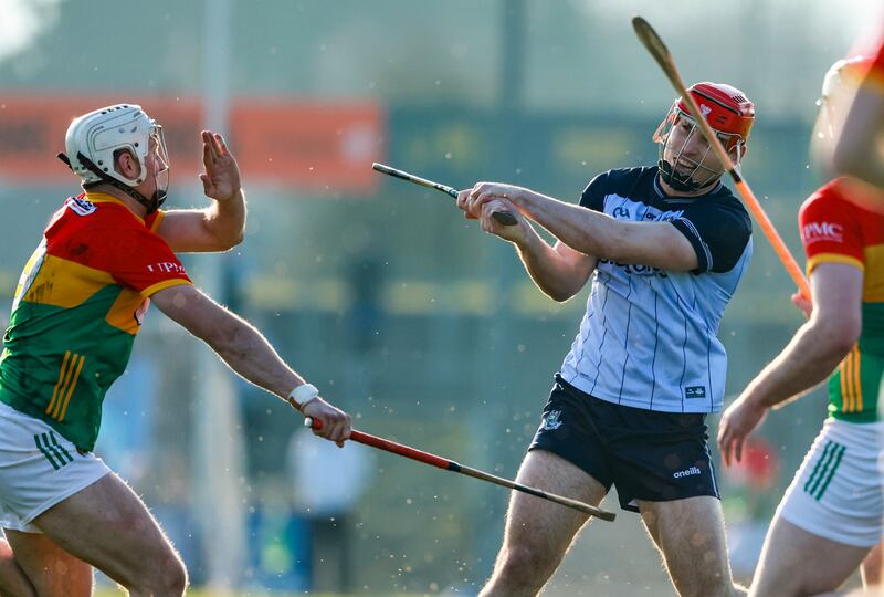 Dublin's Paddy Smyth scores for Dublin against Carlow. Photograph: Nick Elliott/Inpho