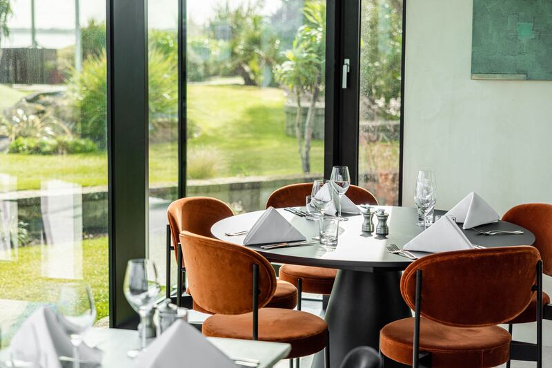 Laura Kelly's favourite table at the The Sea Rooms at Kelly's Resort hotel, Rosslare.