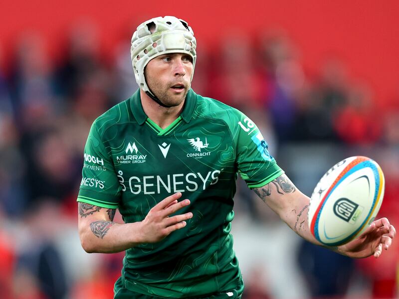 Connacht's Mack Hansen. Photograph: James Crombie/Inpho