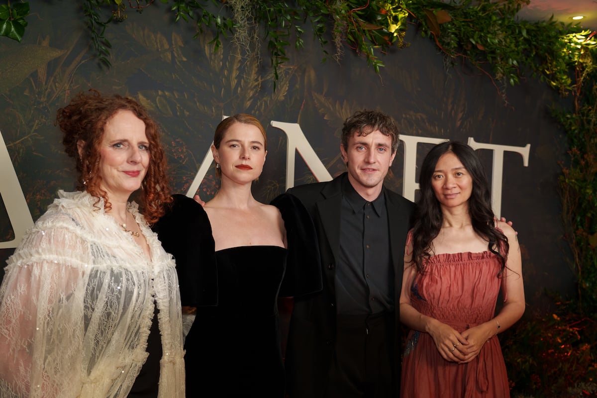 Paul Mescal and Jessie Buckley discuss inspirations at Irish premiere of Hamnet