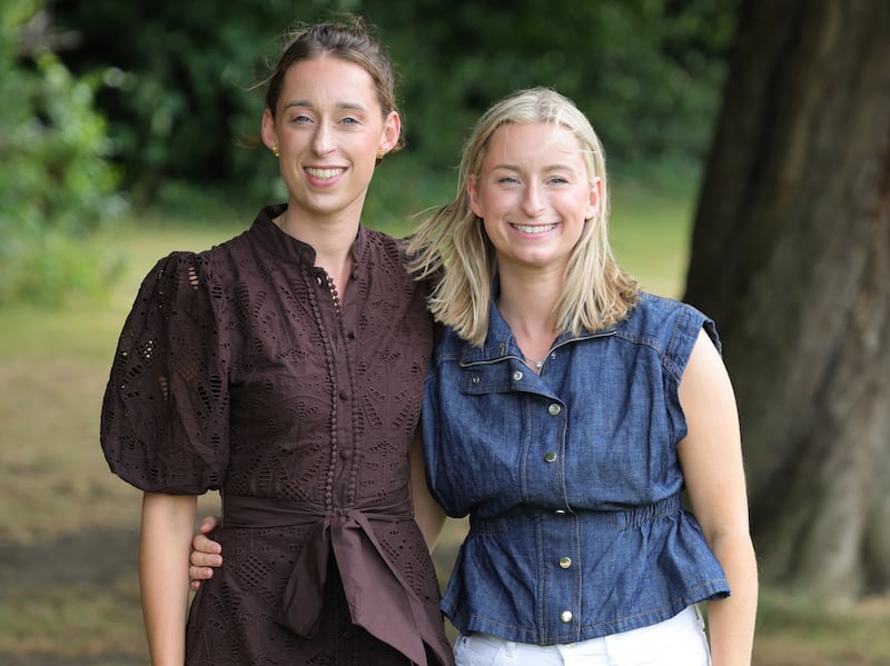 Twins Rebecca and Emma Flynn (28). Photograph: Bryan O’Brien
