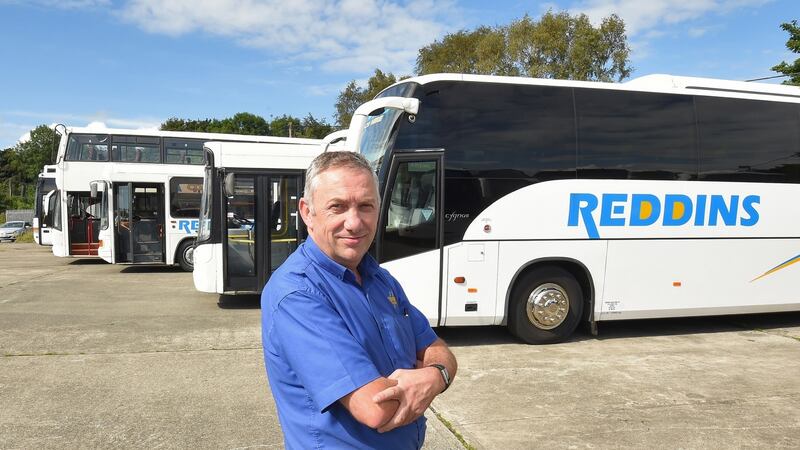 Don Reddin of Reddin’s bus company in Muff, Co Donegal. Photograph: Trevor McBride