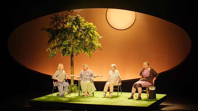 Escaped Alone: Ruth McCabe, Sorcha Cusack, Deirdre Monaghan and Anna Healy. Photograph: Ros Kavanagh