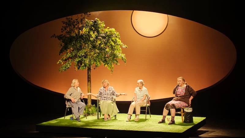 Escaped Alone: Ruth McCabe, Sorcha Cusack, Deirdre Monaghan and Anna Healy. Photograph: Ros Kavanagh