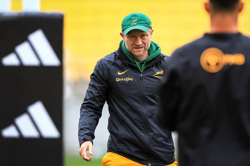 South Africa assistant coach Tony Brown has helped transform the team's mindset to one focused on attack. Photograph: Grant Down/AFP via Getty Images