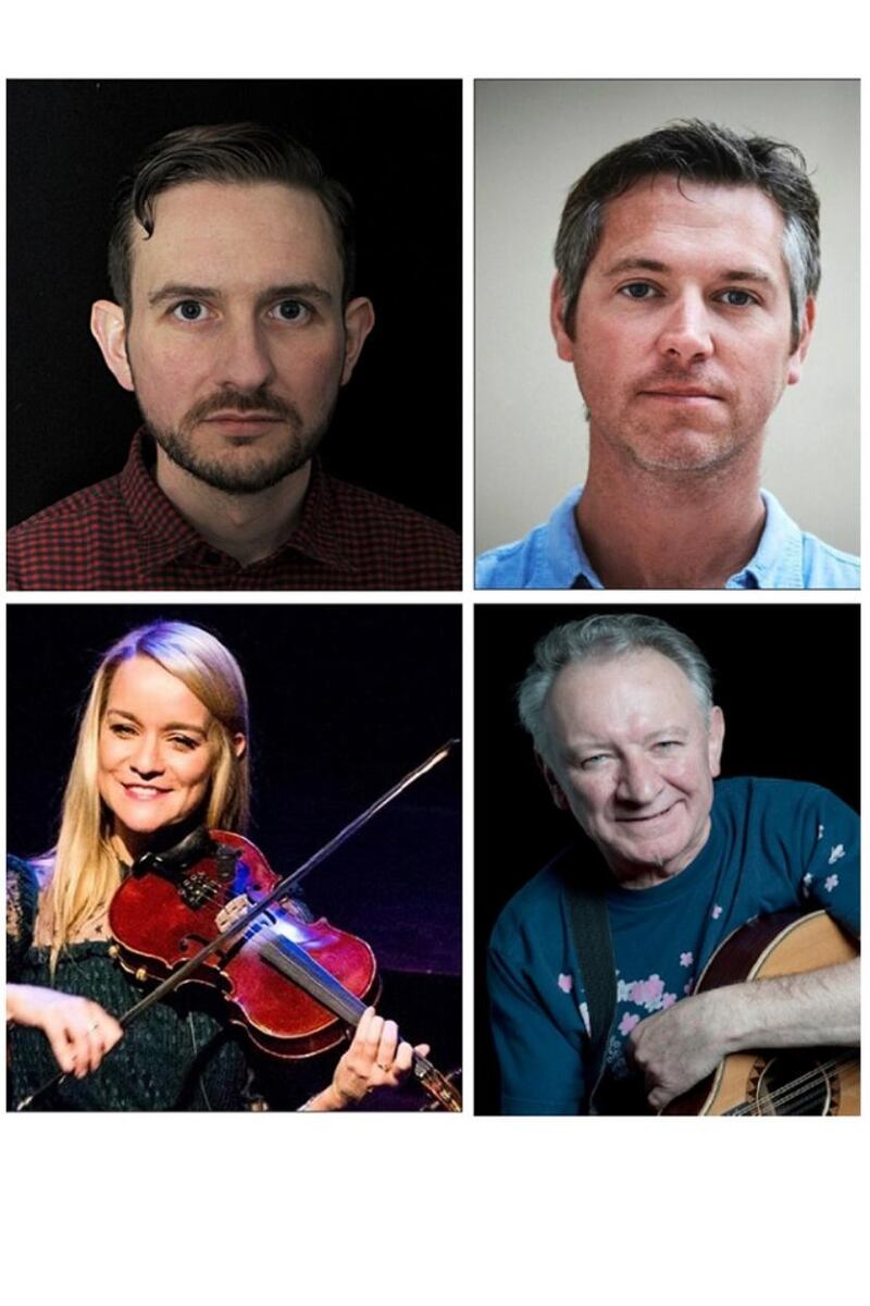 Pádraig Rynne (from left), Jim Murray, Tara Breen and Dónal Lunny