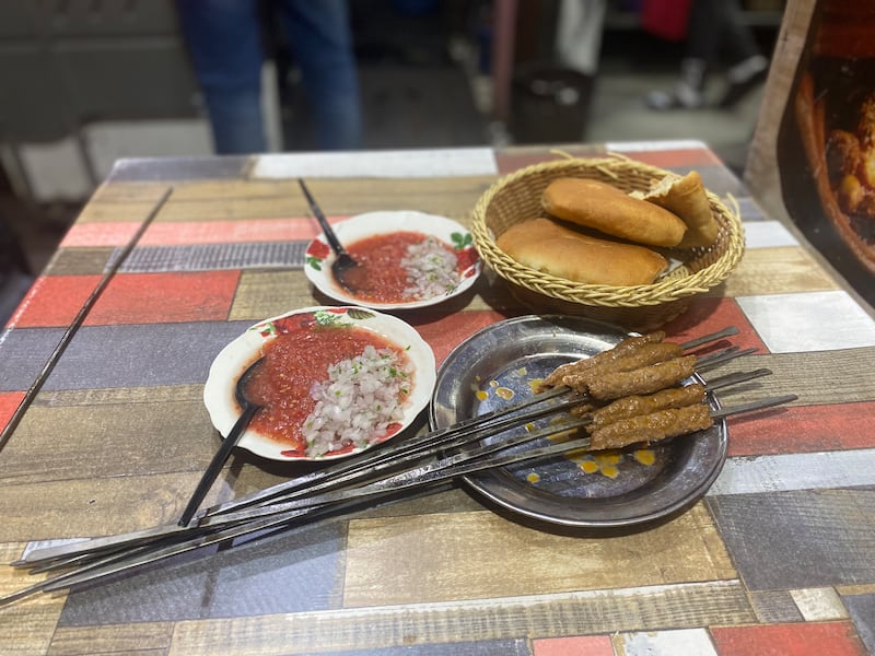 Kebabs at the Kasbah. Photograph: Corinna Hardgrave
