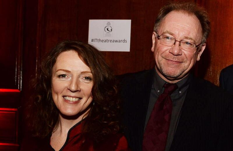 Husband-and-wife team Michele Forbes and Owen Roe have jointly written an immersive play for children entitled Our Little World. Roe is one of the country’s leading actors while Forbes, once an actress, is now a novelist. Photograph: Cyril Byrne