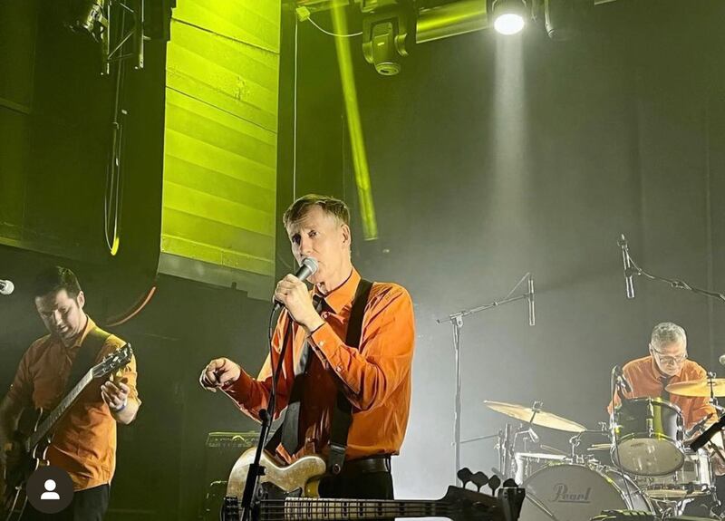 The Frank and Walters on stage