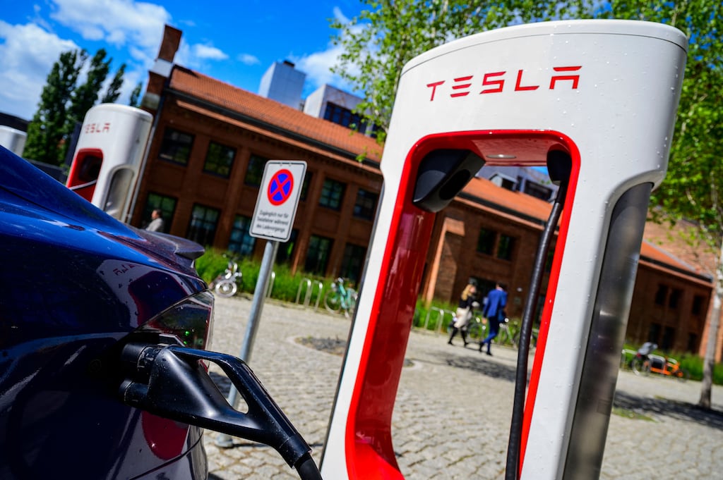 Tesla globally has a market capitalisation of $744bn.