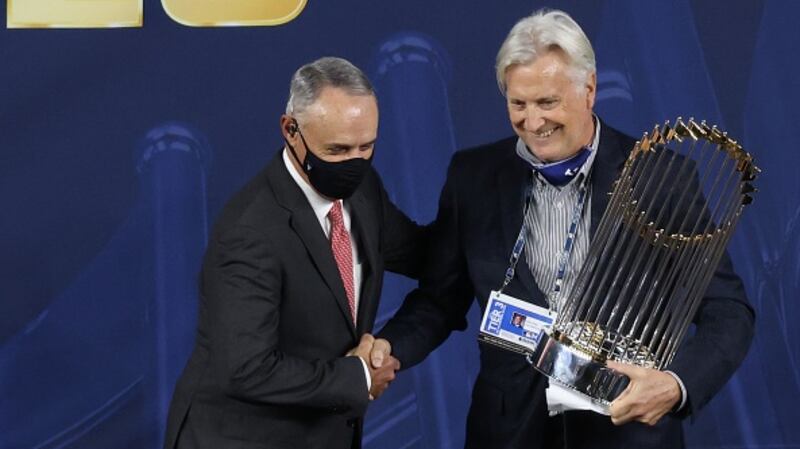 Mark Walter also co-owns the Dodgers and is seen to have played a big role in their 2020 World Series win. Photograph:  Maxx Wolfson/Getty Images