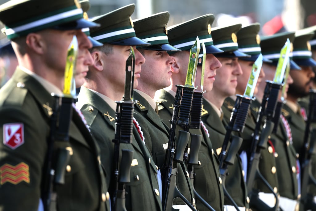 Would it be at all responsible to send Irish soldiers into foreign conflict zones on peacekeeping tasks or missions without massively increased drone warfare capacity and training? Photograph: Dara Mac Dónaill