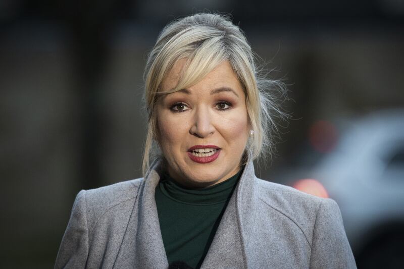 Sinn Féin vice president and leader in Stormont Michelle O'Neill. Photograph: Liam McBurney/PA