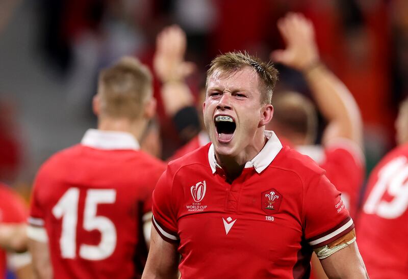 Nick Tompkins of Wales. Photograph: Jan Kruger/Getty