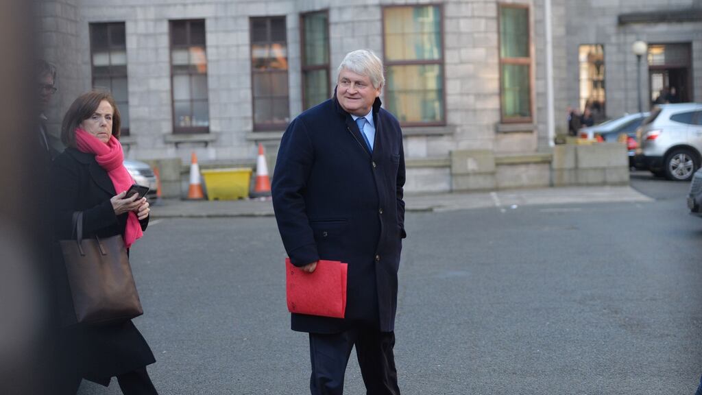 Businessman Denis O’Brien’s action over statements made by two TDs in the Dáil about his banking affairs has concluded at the High Court with judgment reserved.  Photograph: Alan Betson / The Irish Times