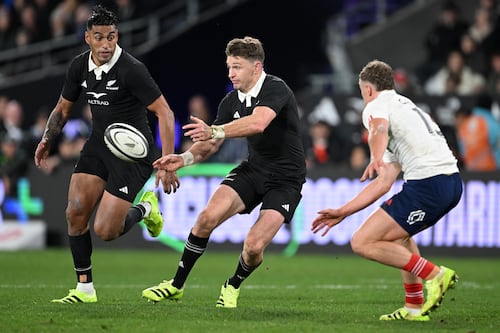 New Zealand make three changes as Beauden Barrett and Caleb Clarke return to backline