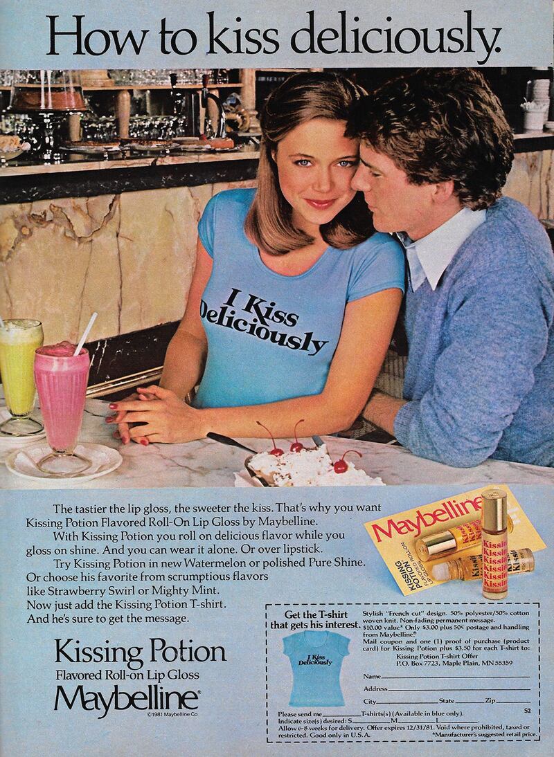I Kiss Deliciously: an advert for Maybelline Kissing Potion