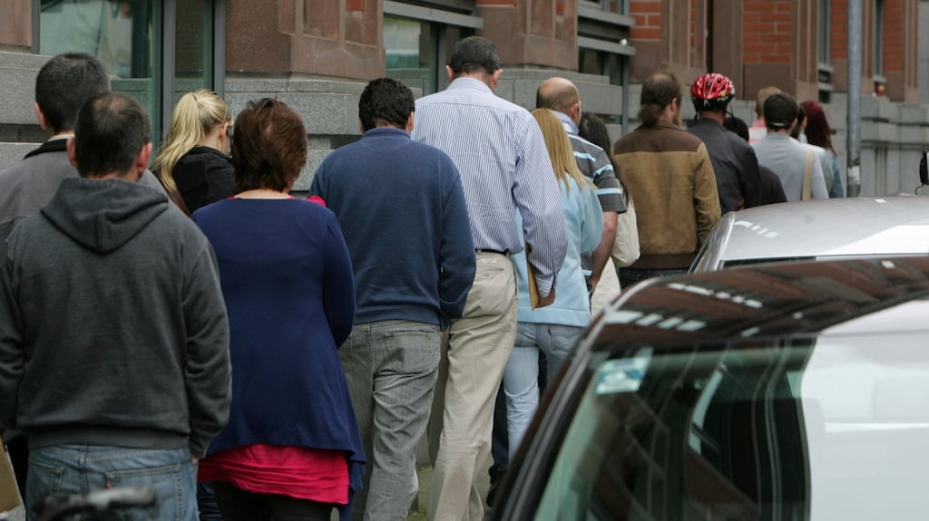 The Republic’s unemployment rate trebled to more than 15% in the four years to early 2012. File photograph: Frank Miller/The Irish Times