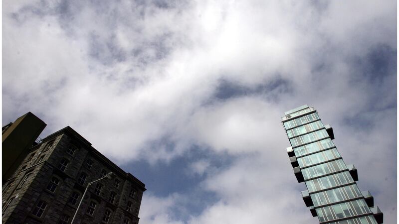Alto Vetro Tower at Grand Canal Dock. Photograph: Bryan O’Brien