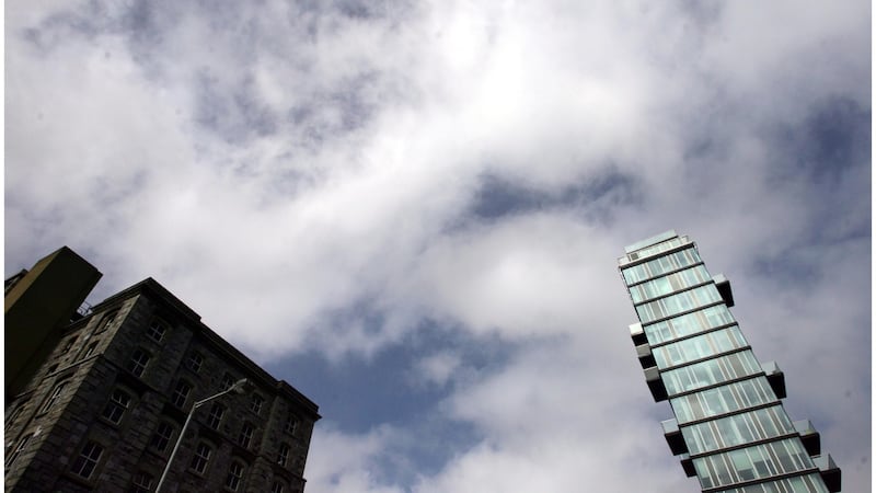Alto Vetro Tower at Grand Canal Dock. Photograph: Bryan O’Brien