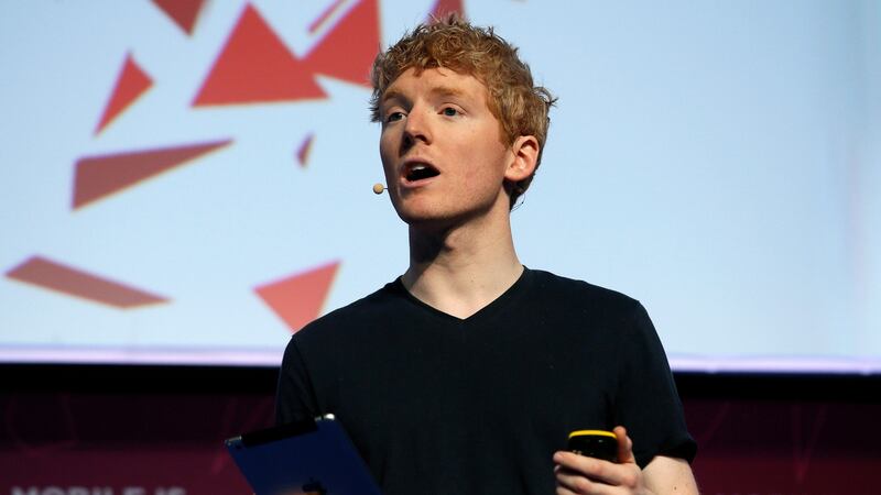 Patrick Collison, co-founder and CEO at Stripe: Looked up the internet in his local library. Photograph: Albert Gea/Reuters