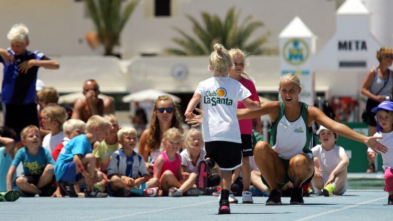 Putting the kids through their paces