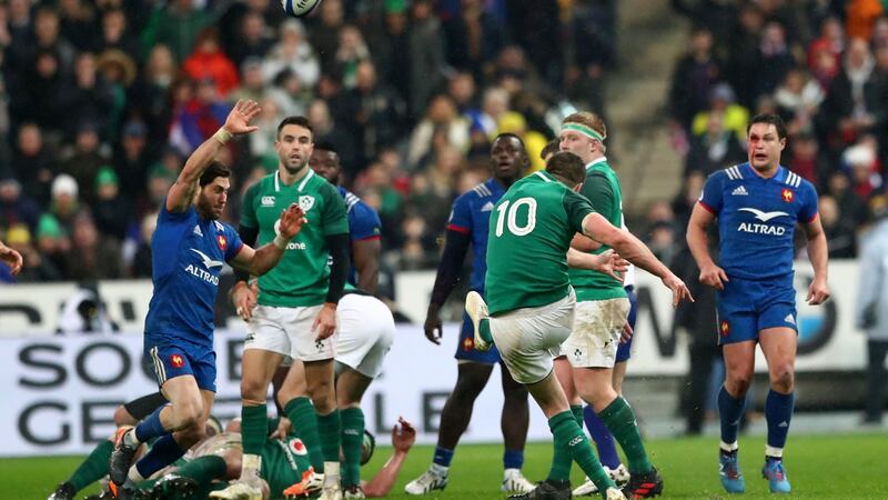 You get wonderful moments as a fan like Eden Park in the 2011 RWC, or Soldiers Field in 2016 or Sexton’s drop goal in Paris in 2018.  Photograph: James Crombie/Inpho