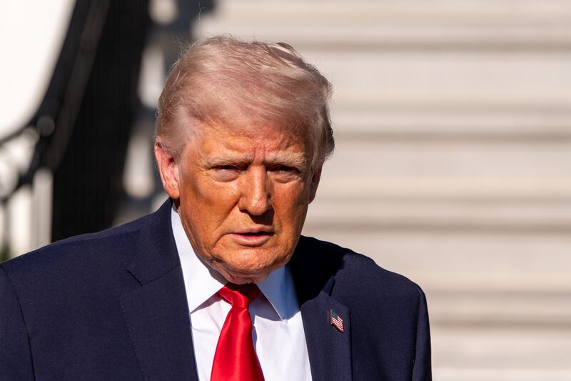 US president Donald Trump said he had given the UK a 'good trade deal' but warned that deal could 'always be changed'. Photograph: Alex Brandon/AP