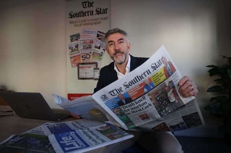 Seán Mahon, managing director of Southern Star Media. Photograph: Bryan O’Brien