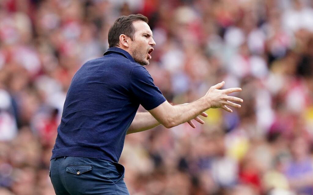 Frank Lampard: managed to unite a once-divided fanbase as Everton scrambled clear of relegation danger. Photograph: PA/wire/PA Images