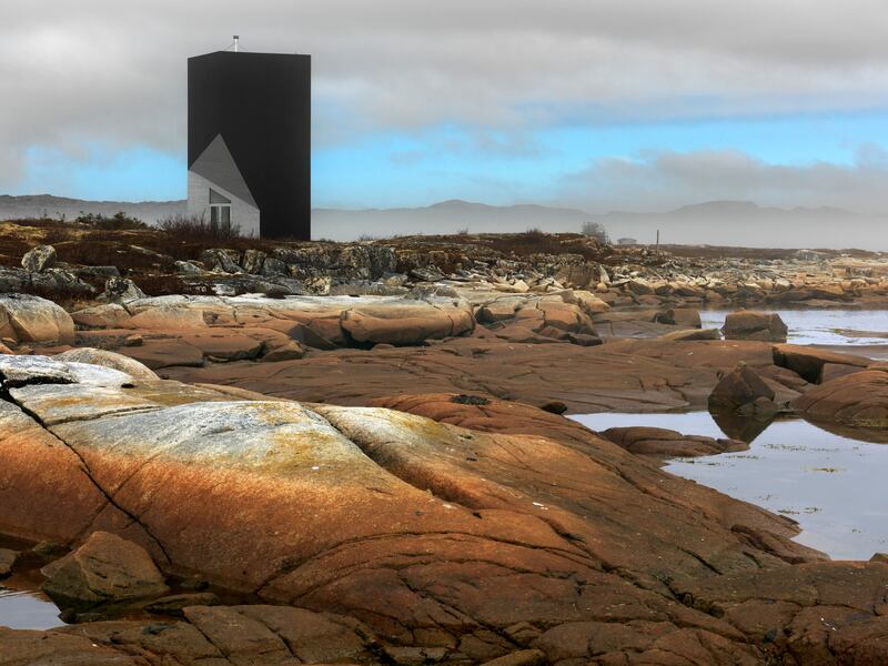 One of Fogo Island Inn's outbuildings, Newfoundland, Canada. Photograph: Bent René Synnevåg