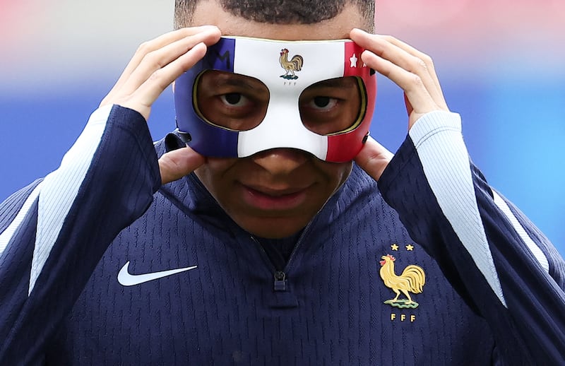 France striker Kylian Mbappé. Photograph: Franck Fife/AFP via Getty Images 