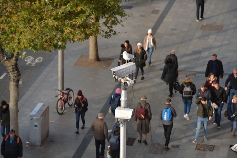 CCTV on Dublin's O'Connell Street. Photograph: Alan Betson

