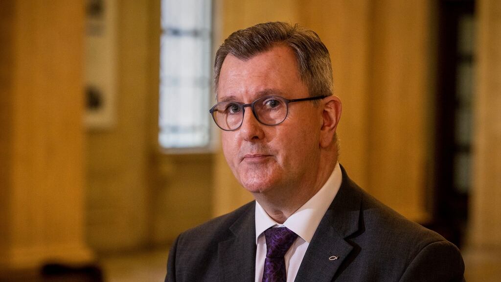DUP leader Jeffrey Donaldson. Photograph: Liam McBurney/PA Wire