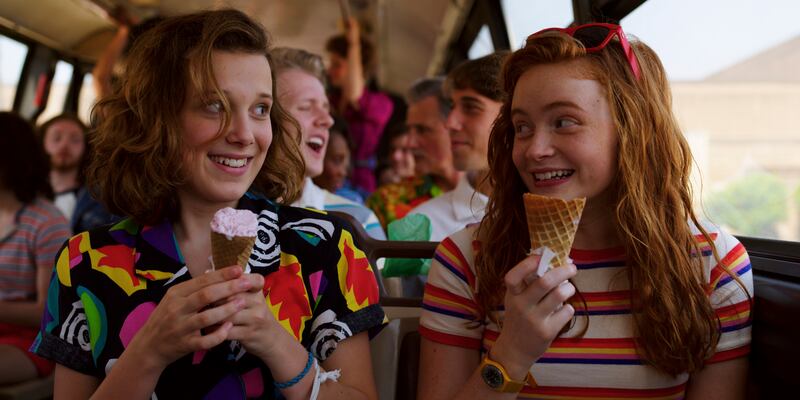 Stranger Things: the new season  finds new friendships beginning and old ones splintering. Photograph: Netflix