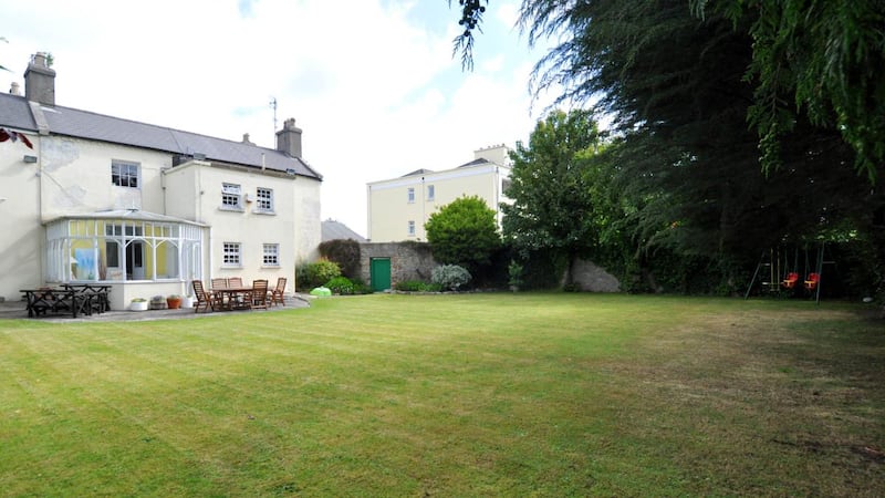 The rear garden