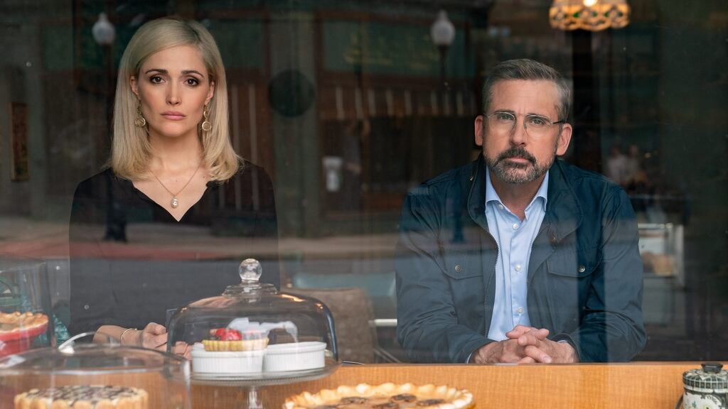 Rose Byrne and Steve Carell in Irresistible. Photograph: Daniel McFadden/Focus Features