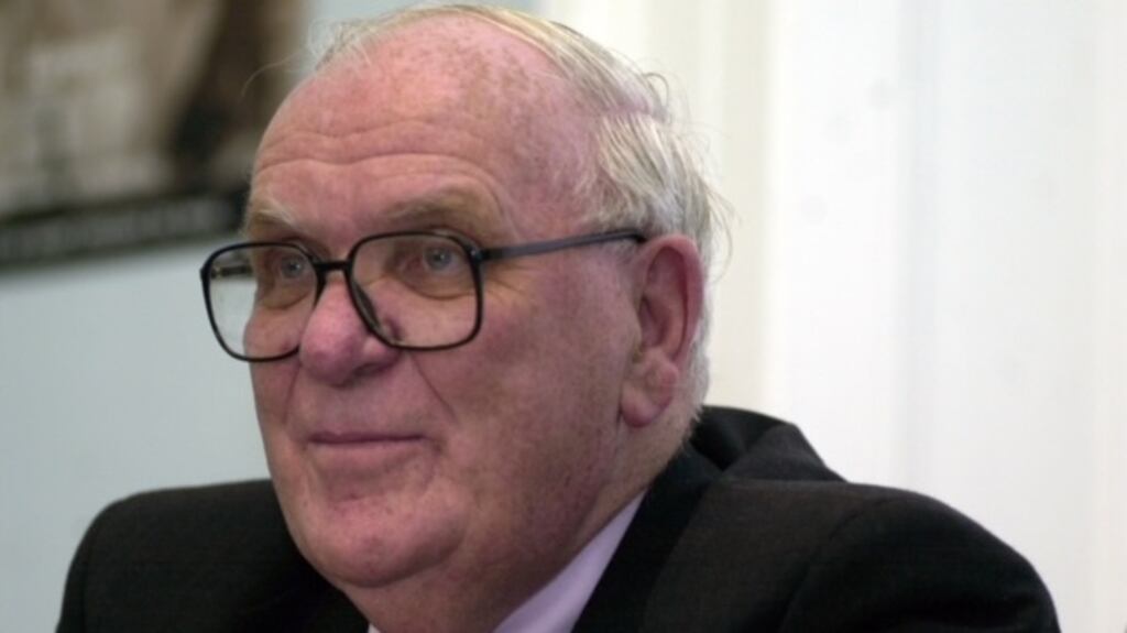 Frank Casey: active member of the Society of Vincent de Paul for more than 60 years, chairing its national finance committee in later years. Photograph: Graham Hughes